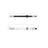 Mercedes Benz Vito 2014 Onwards Rear Brake Hose Set 4474280335 4474284500