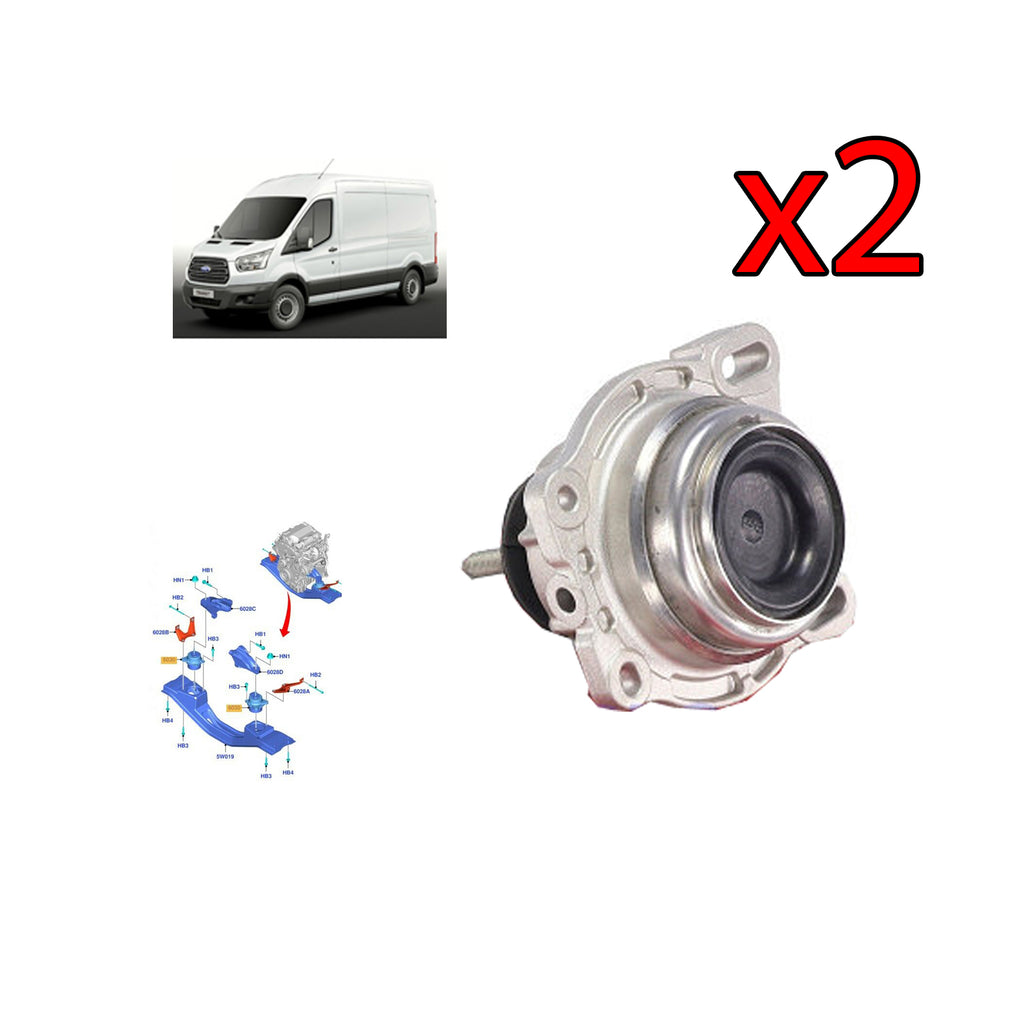 Ford Transit MK8 13 On 2.0 2.2 Ecoblue Duratorq Engine Mount BK316A002AC