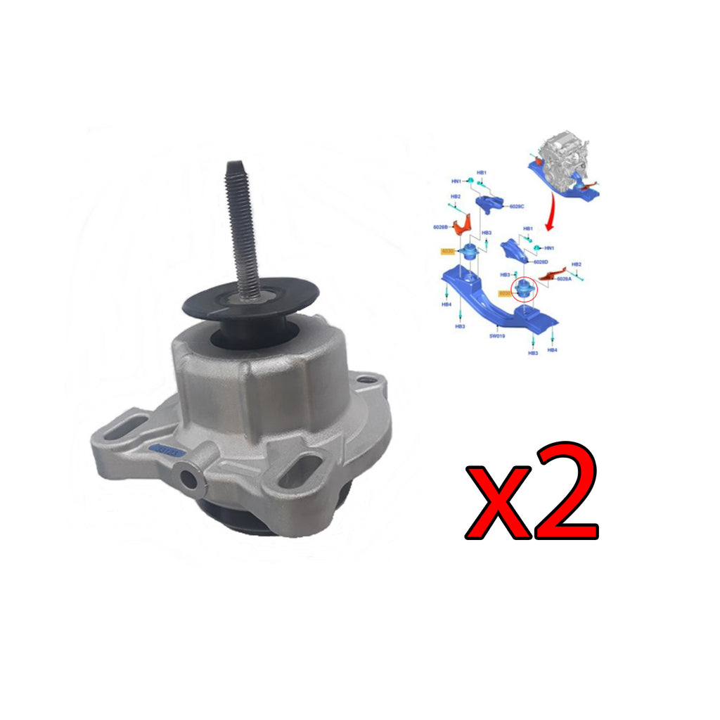 Ford Transit MK8 13 On 2.0 2.2 Ecoblue Duratorq Engine Mount BK316A002AC