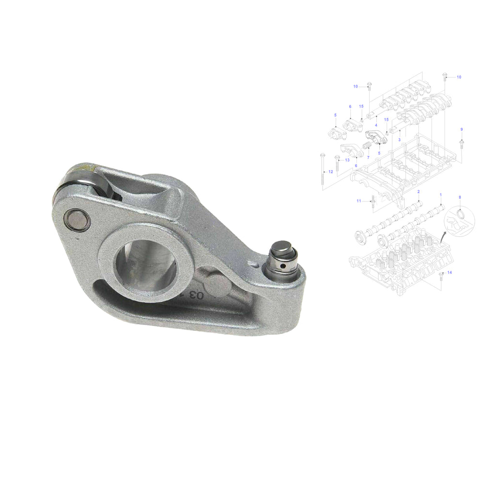 Rocker Arm Follower Long Fits London Taxi TX2 2.4 TDI YC1Q6529A1D 1099936