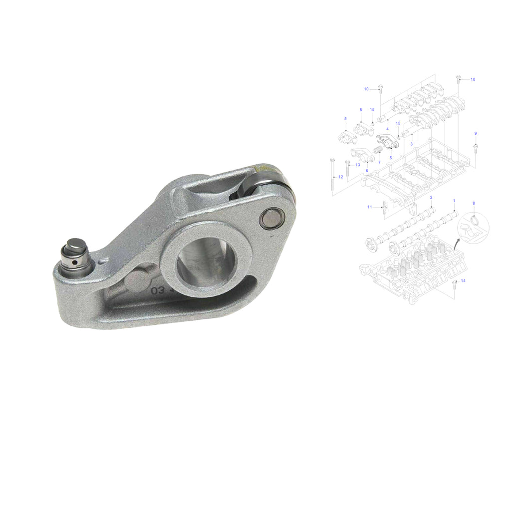 Rocker Arm Follower Long Fits London Taxi TX2 2.4 TDI YC1Q6529A1D 1099936