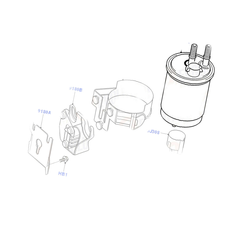 Ford Focus Mondeo MK3 2000 to 2007 Diesel Fuel Filter