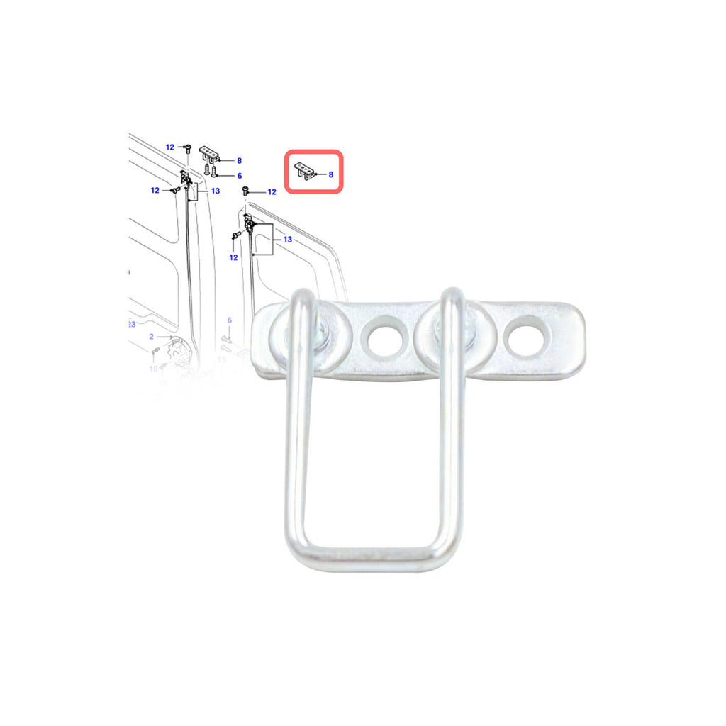 Rear Left Door Upper Striker Latch Fits Ford Transit MK6 2000 to 2006 4124702