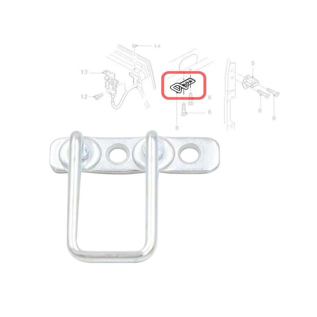 Rear Left Door Upper Striker Latch Fits Ford Transit MK6 2000 to 2006 4124702