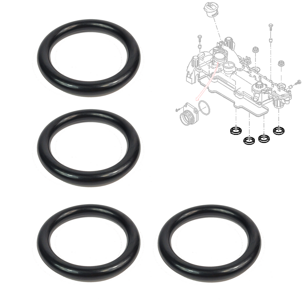 4X HIGH QUALITY INTAKE MANIFOLD O-RING GASKETS FITS FORD 1.4 TDCI / HDI, 1148106