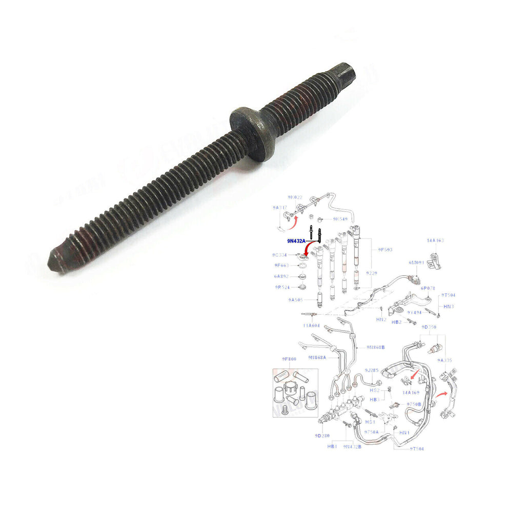 Fiesta Focus C-Max Fusion Injector Stud 1x 1.6 TDCI 1233685 3M5Q9D927BA