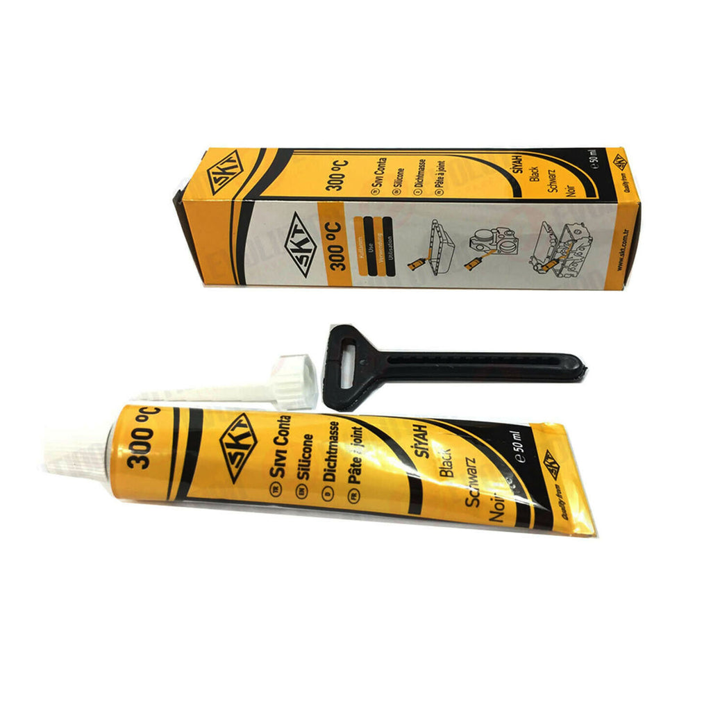 Skt Premium Black Silicone Gasket Sealant Maker Engine Covers 300° C 50 gr