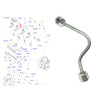 Ford Transit MK7 Fuel Injector Pipe 2.2 2.4 TDCI 2006 to 2016 1372351
