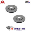 2 X BORG BECK FRONT BRAKE DISCS FITS CHEVROLET TRAX, VAUXHALL MOKKA, 13502059