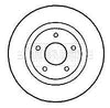 Nissan Juke Front Brake Discs 2x Qashqai Renault Koleos 40206JY01A