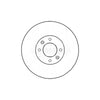 Citroen DS4 A Pair Of Rear Brake Discs DS5 Peugeot 308 4249.F7