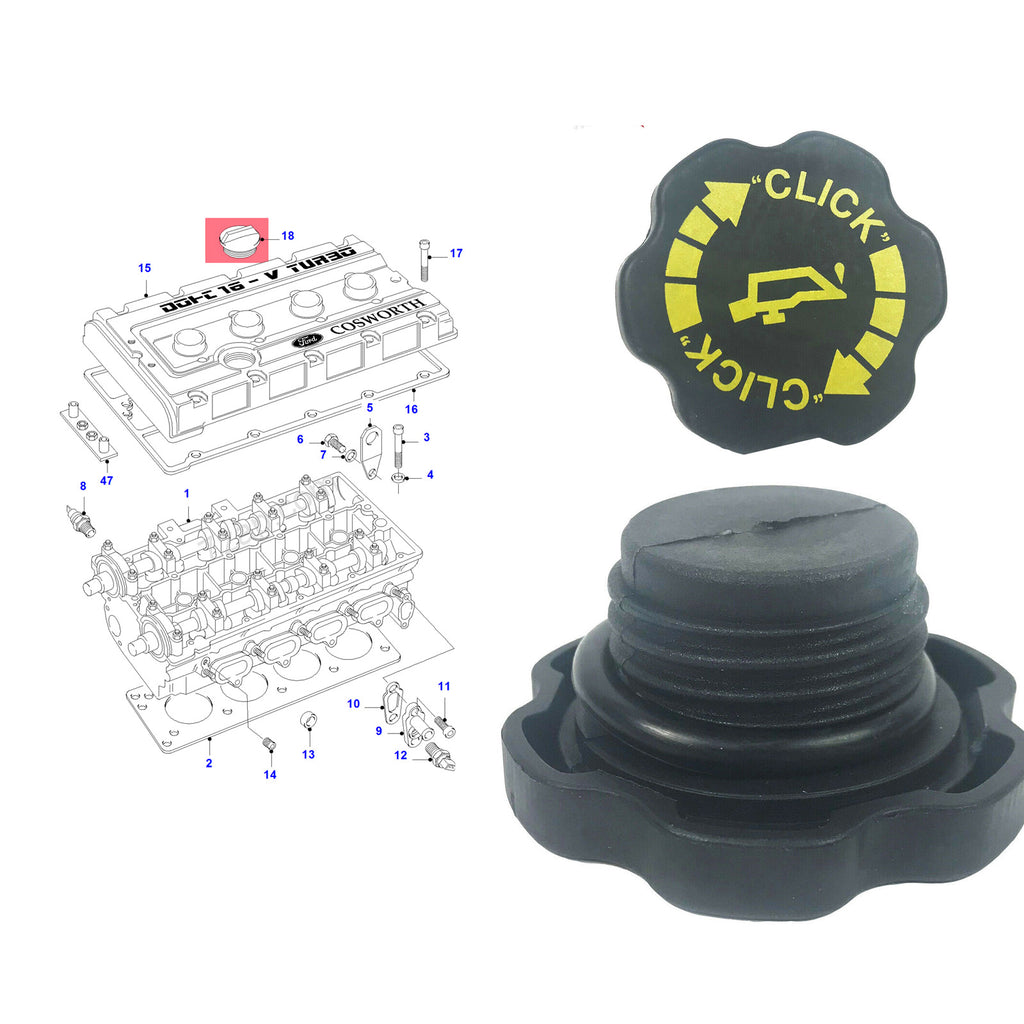 Ford Focus Escort Fiesta Puma Oil Filller Cap 1.6 16V 1.4 16V  1122713