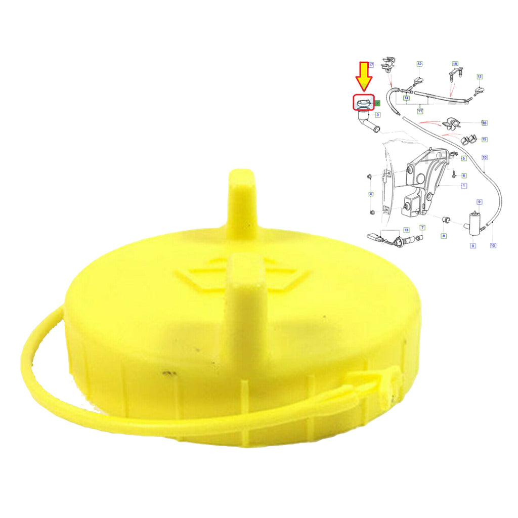 Windscreen Washer Bottle Cap Lid Cover Fits Ford Transit MK6 2000-2006, 1055165
