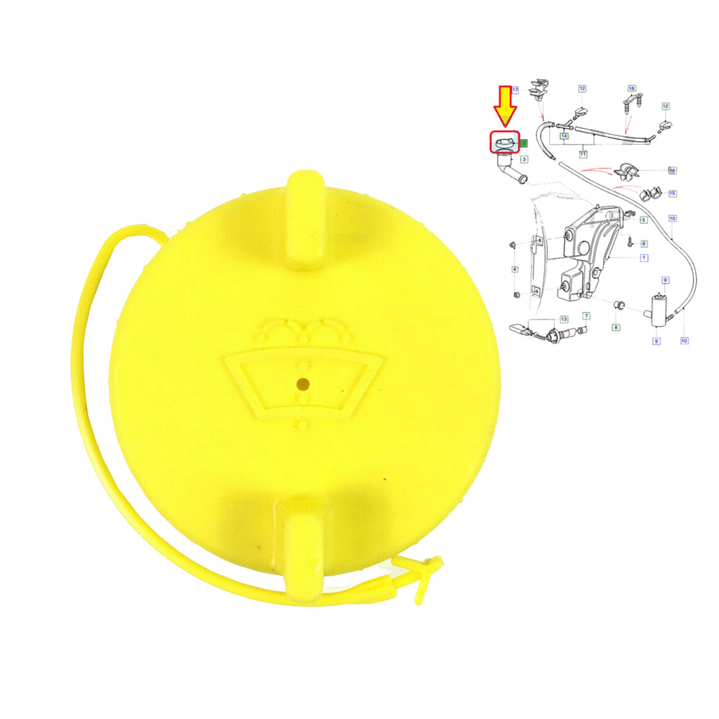 Windscreen Washer Bottle Cap Lid Cover Fits Ford Transit MK6 2000-2006, 1055165