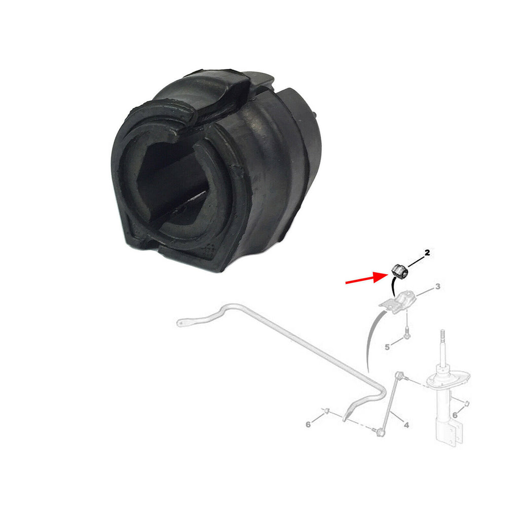 Citroen C4 Peugeot 3008 Anti Roll Bar Bushing Kit 5094.C4 9685719780