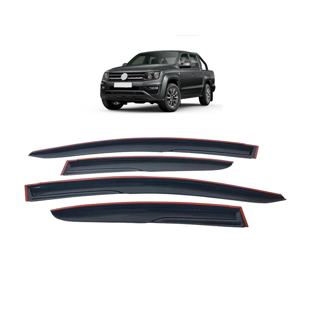 Amarok Sport Wind Rain Smoke Deflector Sunplex 2012 to 2017 SP-S-91 2 Pcs