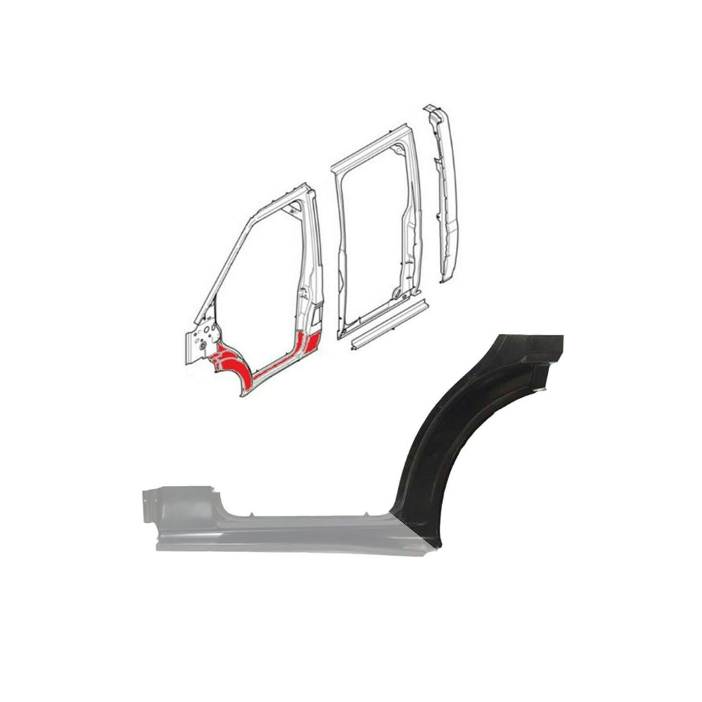 Ford Transit Mk6 Mk7 Front Wheel Arch Door Left Sill 2 Pcs  1761614
