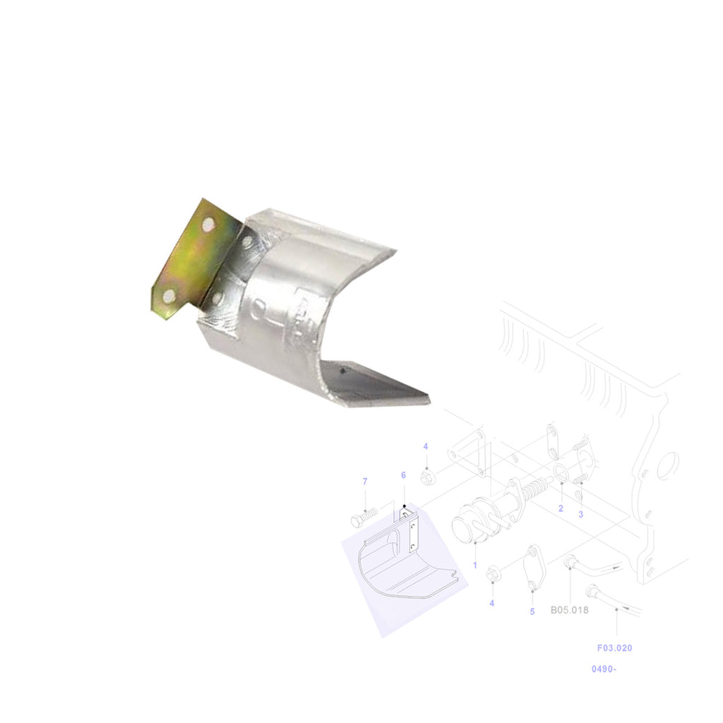Ford Transit MK5 Fuel Pump Heat Shield 974F9A397AB