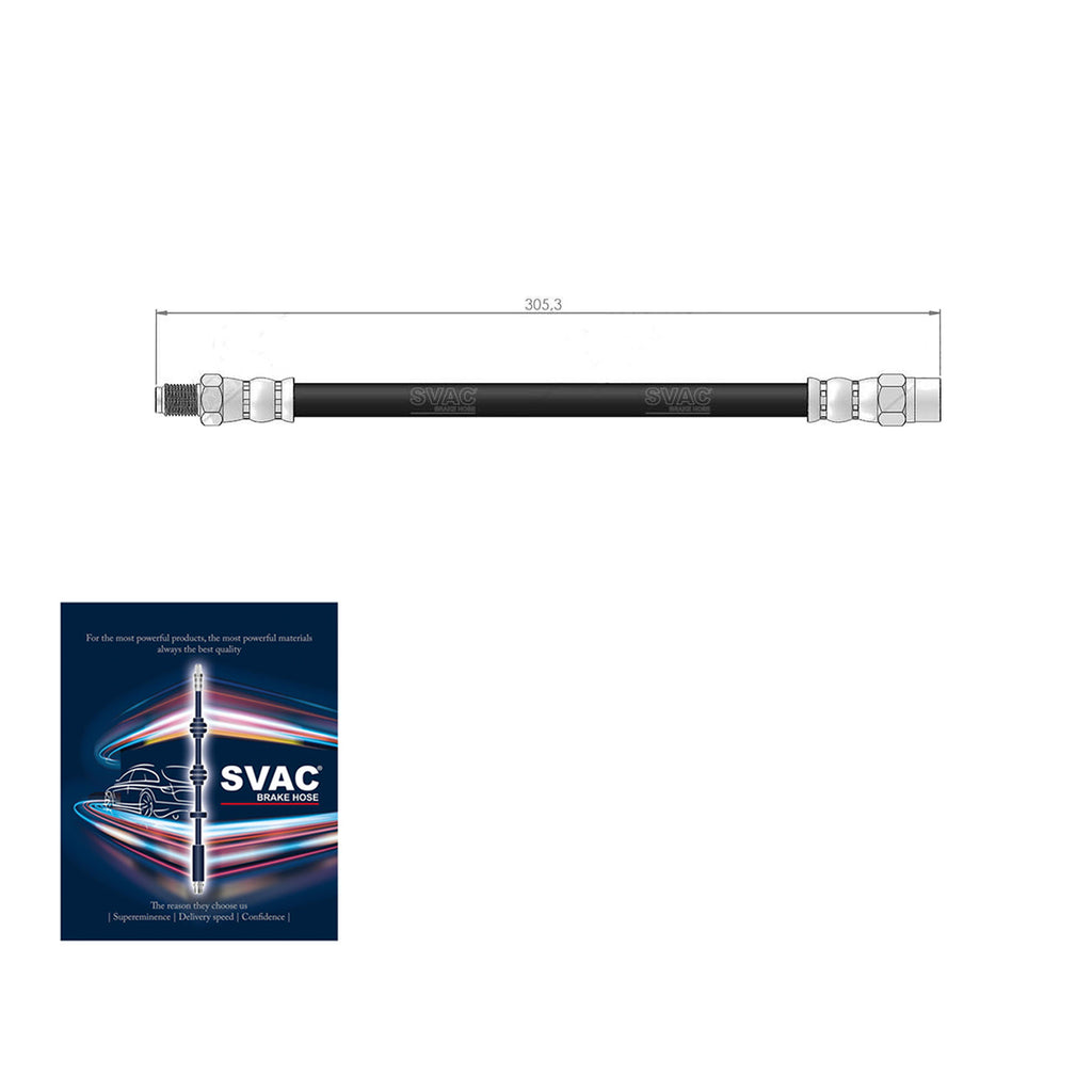 Mercedes Benz C Serie Rear Brake Hose C180 C200 E Serie S Serie  0004283535