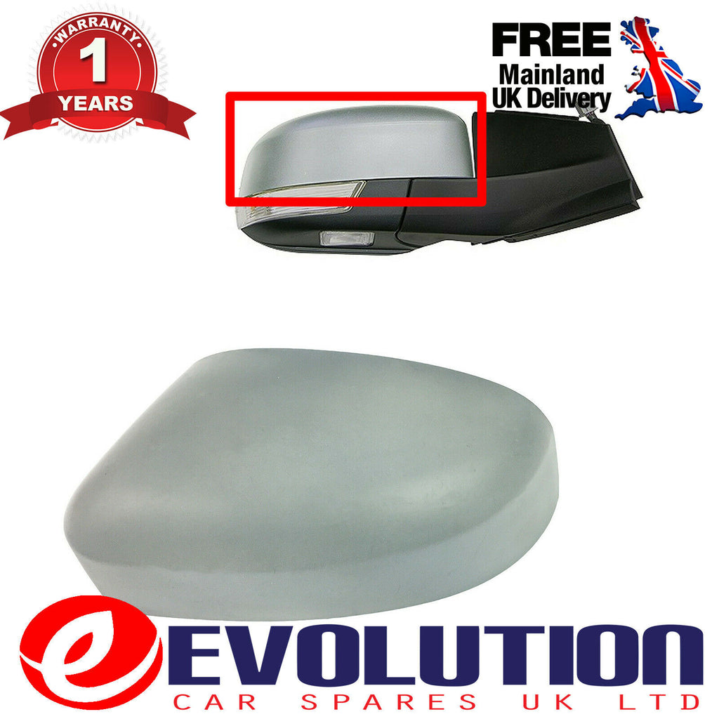 RIGHT OUTSIDE WING MIRROR COVER, PRIMER READY TO SPRAY, FITS FORD MONDEO 07-12