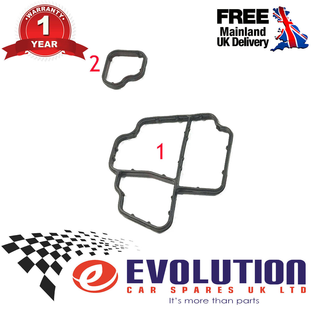 2 PCS OIL COOLER HOUSING GASKET FITS AUDI VW SEAT 1.6 TDI 2.0 TDI 03L198441