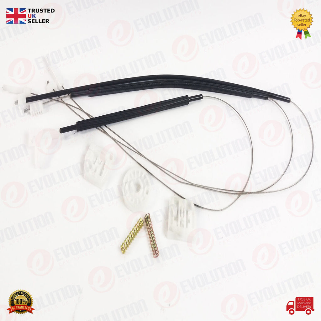 FRONT LH PASSENGER SIDE WINDOW REGULATOR REPAIR KIT 8 PCS FITS SKODA OCTAVIA