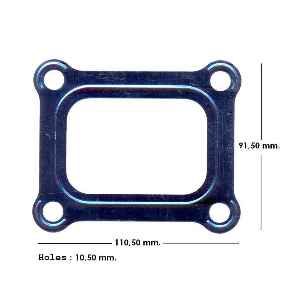 TURBO CHARGER 0.40 STAINLESS STEEL SQUARE GASKET FOR RENAULT TRUCKS 5010477438