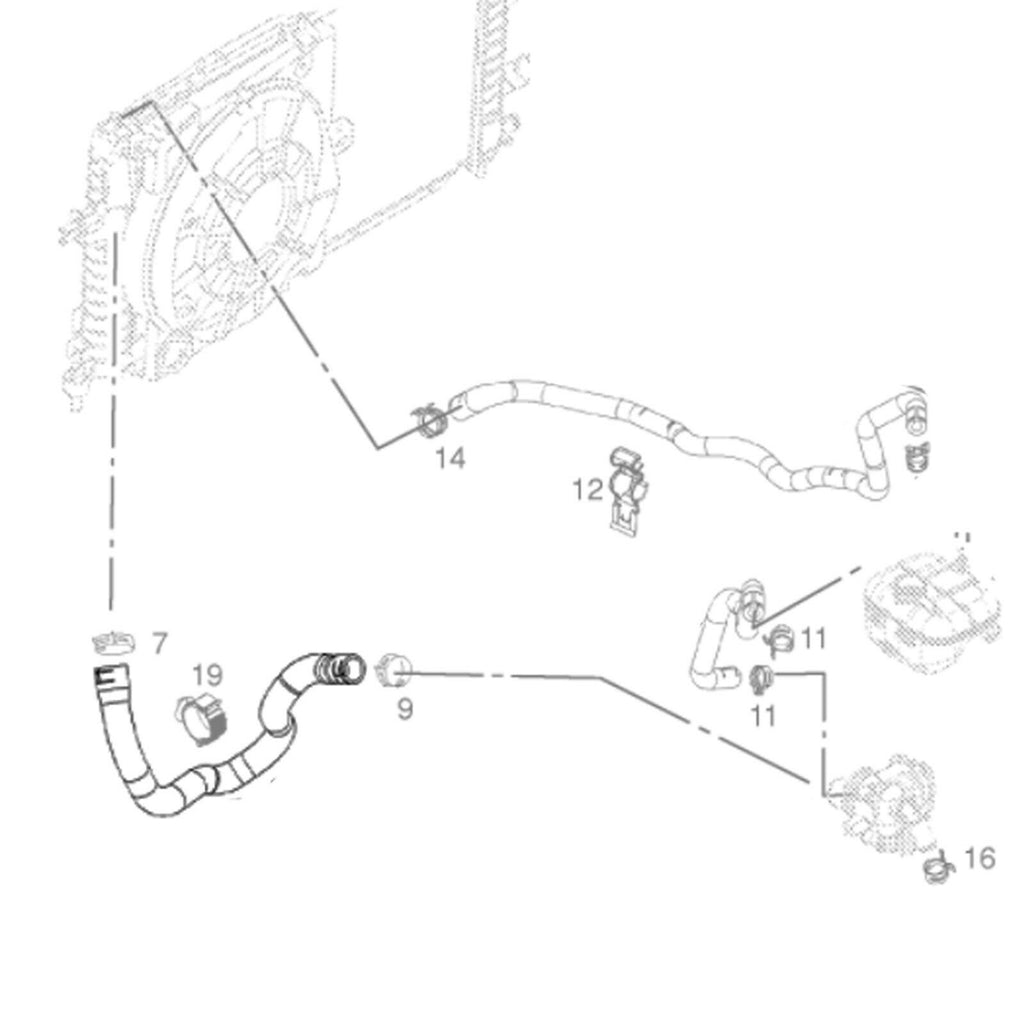 Opel Astra Turbo Charger Intake Radıator Hose 1.3 CDTI, 1337745