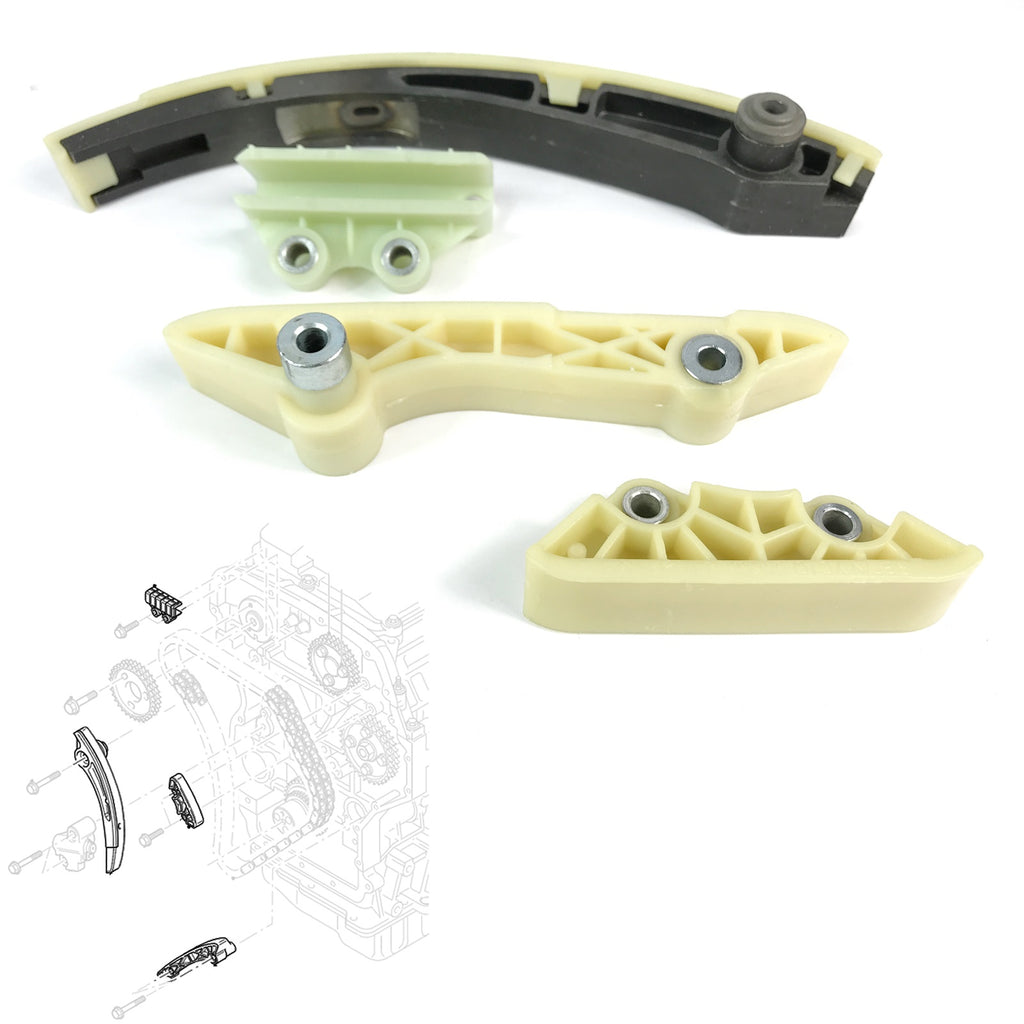 Ford Transit Mk6 Tensioner Timing Chain Kit 120 PS 2000 to 2006 1704066