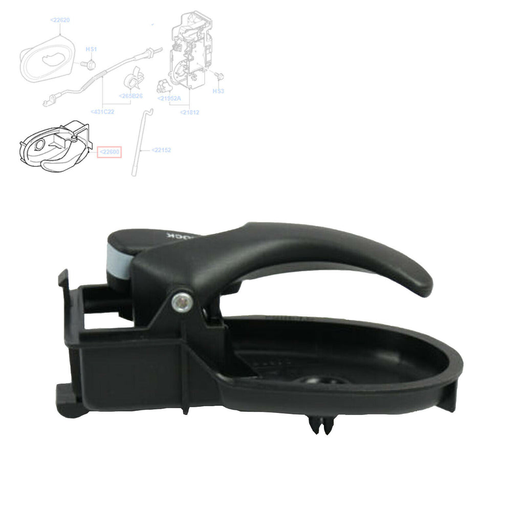 Ford Transit MK6 MK7 Front Right Door Inner Handle 2000 to 2014 4077921
