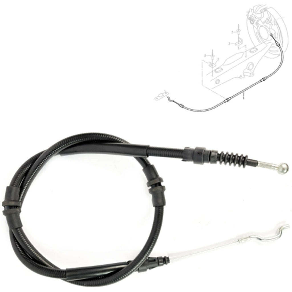 REAR BRAKE PARKING CABLE FITS VW TRANSPORTER T5 2003 ON, 7H0609701D