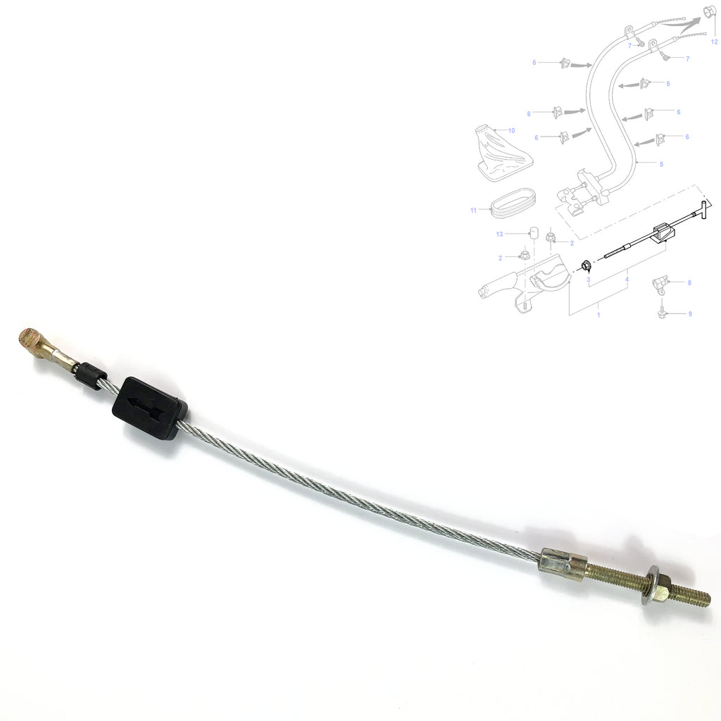 Handbrake Cable Fits Ford Fiesta, Ka, Puma 1999 - 2002, 1131657, 1S51-2853-Aa