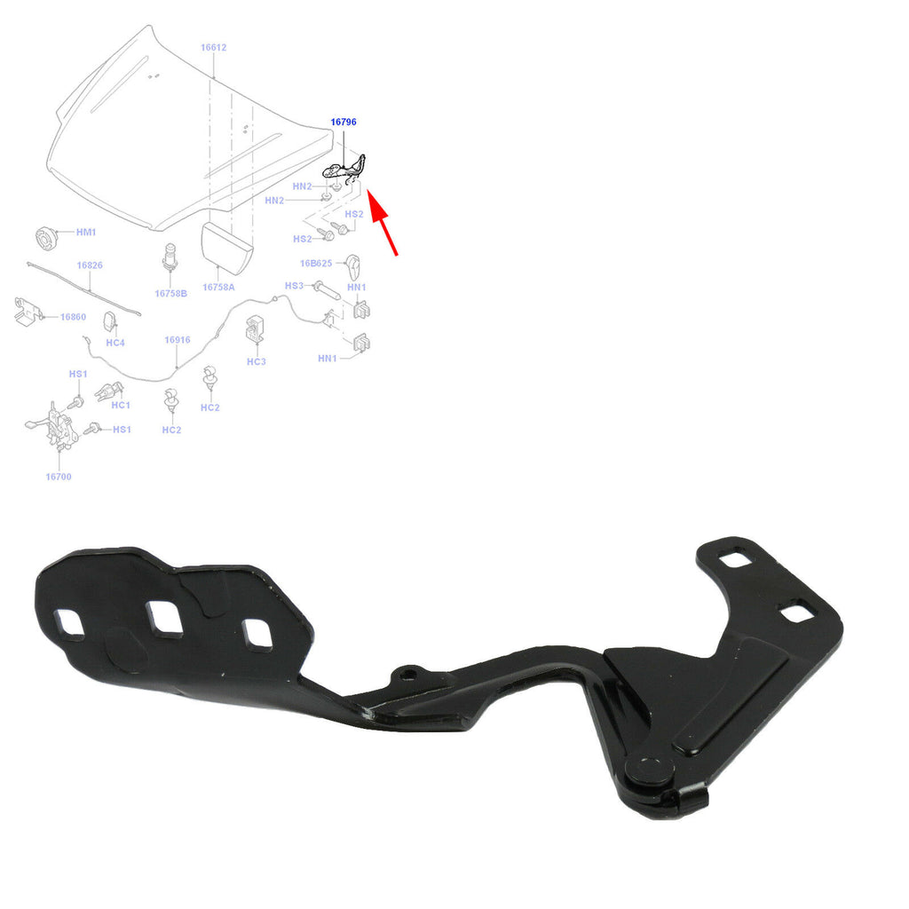 Bonnet Hinge Left Side Fits Ford Mondeo Mk4 2007 To 2015 1667709