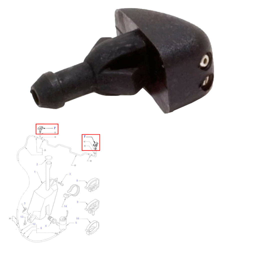 Ford Transit MK5 Windscreen Washer Jet Nozzle 1994 to 2200 6700259