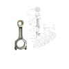 PISTON CONNECTING ROD FITS FORD TRANSIT CONNECT 2002 ONWARD, 1487468