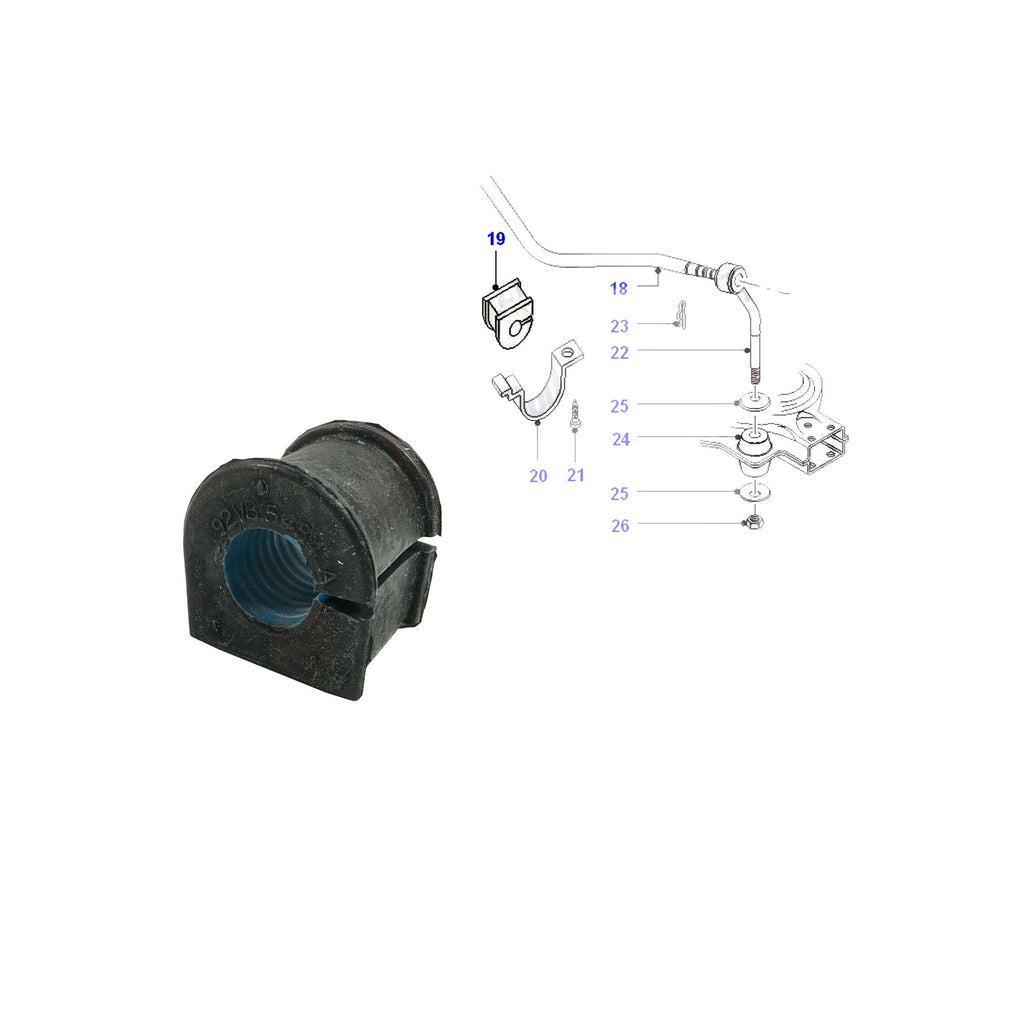 Front Stabilizer Mounting Bush Anti Roll Bar Fits Ford Transit 2.5D  6521811
