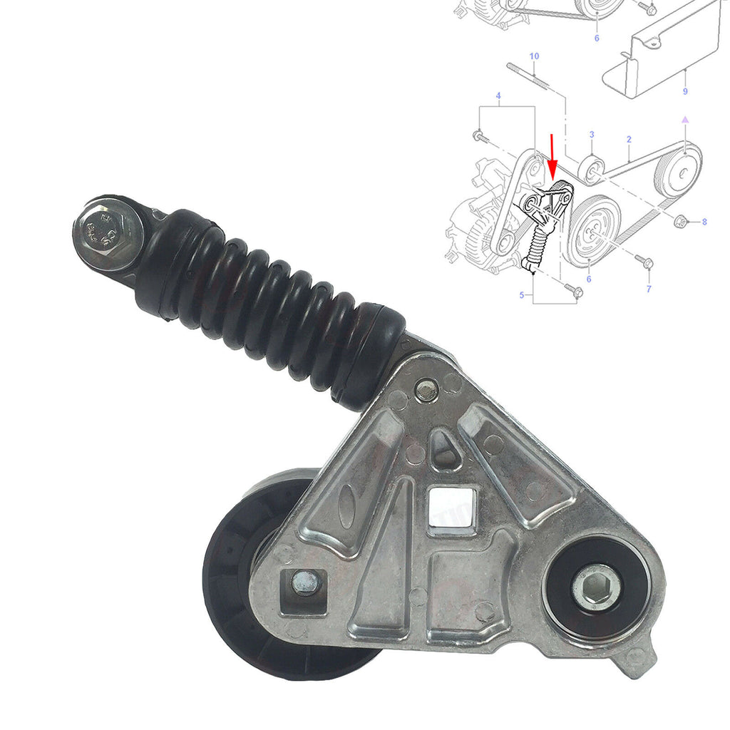 V-RIBBED DRIVE BELT TENSIONER FITS FORD TRANSIT MK6, MONDEO MK3 , 1125419