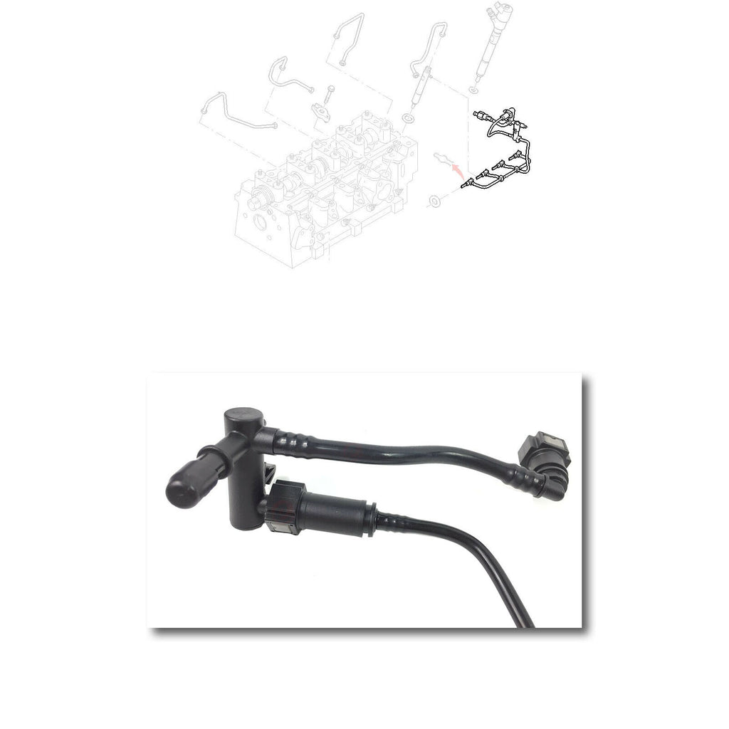 Ford Transit Connect Leak Off Fuel Pipe With Sensor Focus 1.8 TDCI 04 to 12 1521487