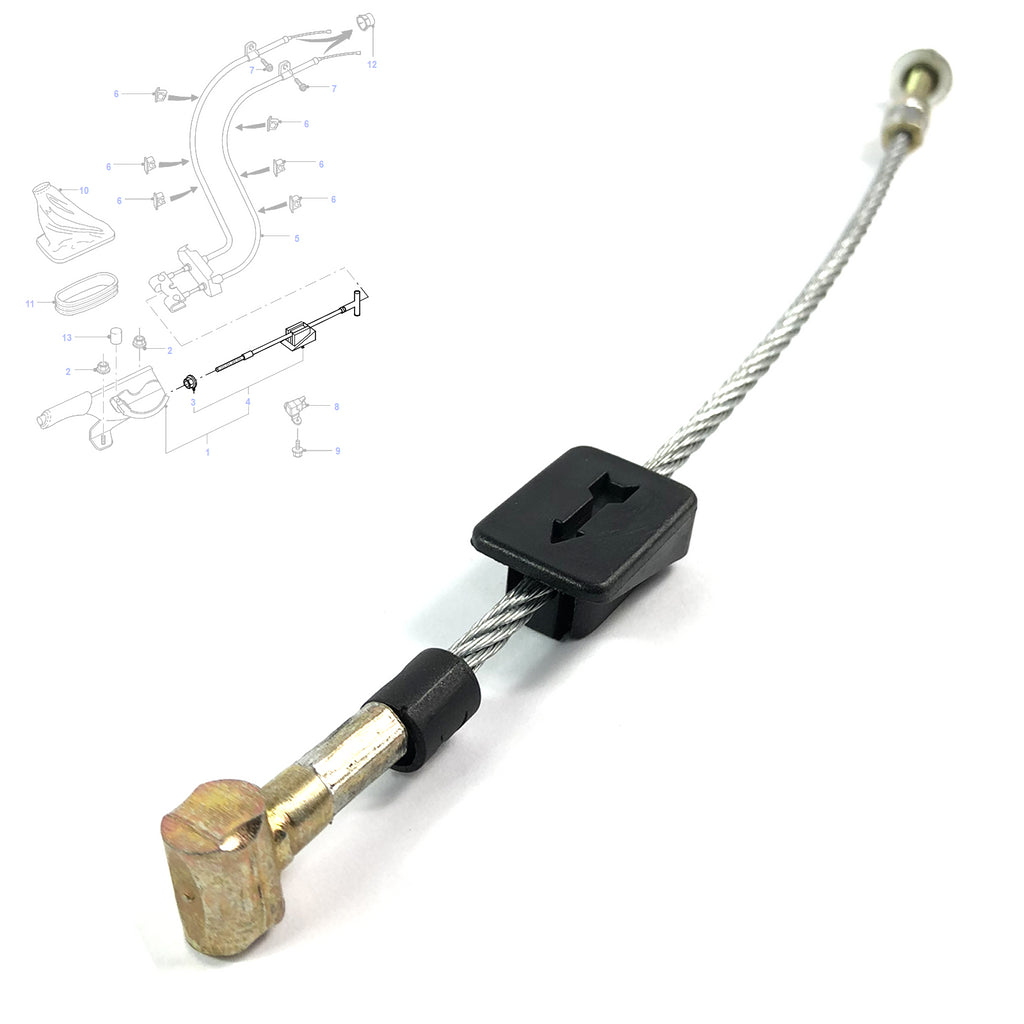 Handbrake Cable Fits Ford Fiesta, Ka, Puma 1999 - 2002, 1131657, 1S51-2853-Aa