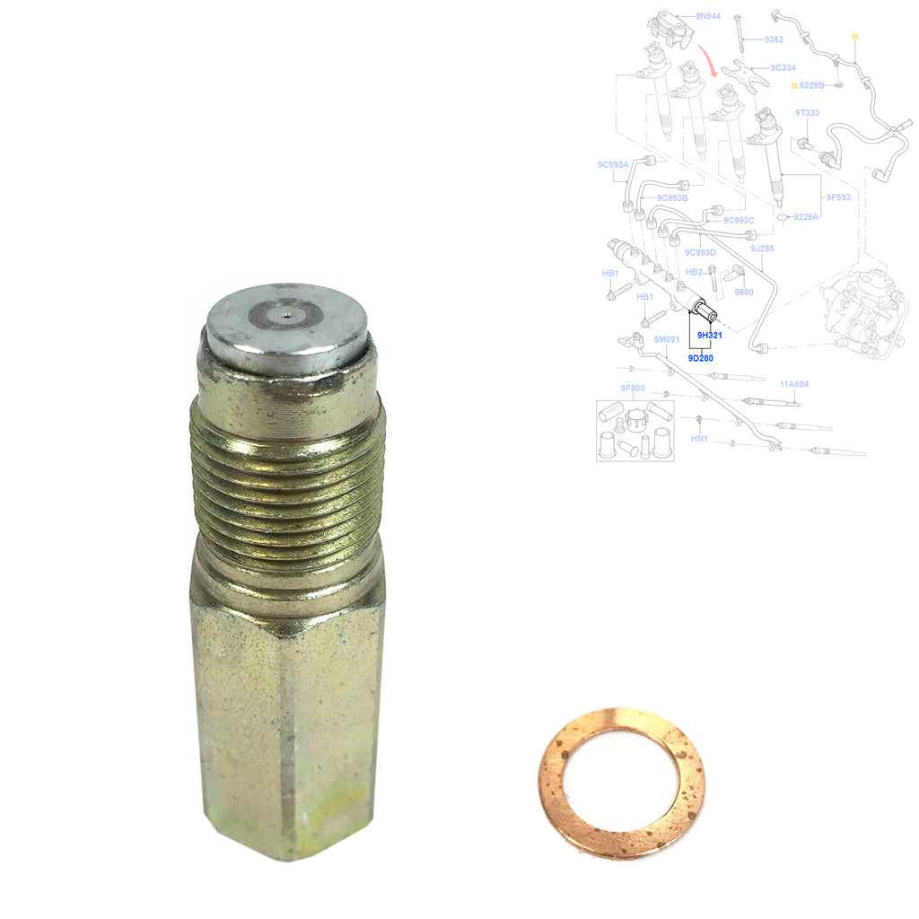 Fuel Pressure Relief Valve Sensor Fits Ford Transit Mk7 2.2 2.4 TDCi 1497165