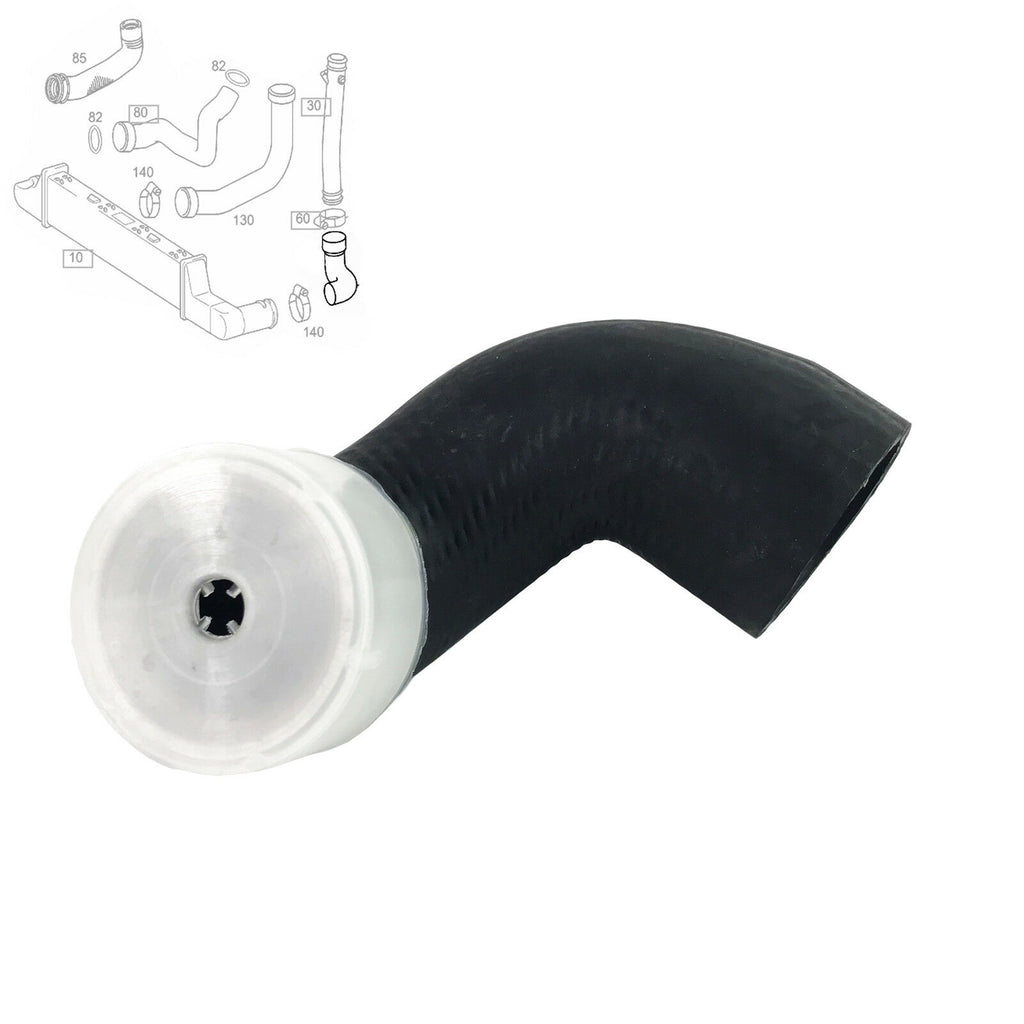 Left Lower Turbo Charger Intake Hose Fits Mercedes Benz E Class 2105281882