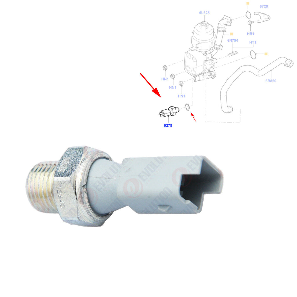 Oil Pressure Switch Sensor Fits Citroen Fiat Ford Peugeot 2S6Q 9278 AA 1145966