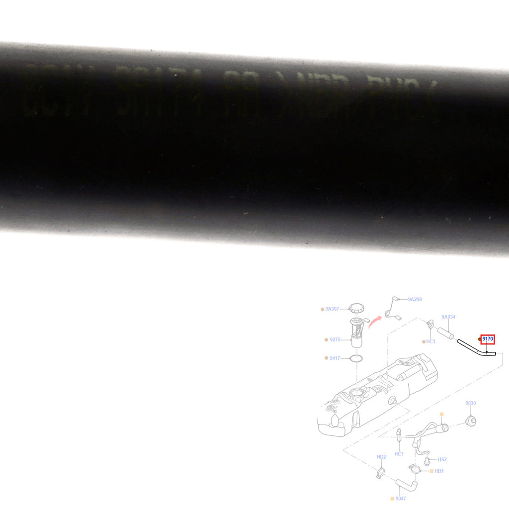 GENUINE FORD FUEL TANK AIR VENT HOSE FITS TRANSIT 103L 2006-2014, 1572683