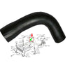 INTERCOOLER TURBO AIR DUCT HOSE PIPE TUBE FITS NISSAN QASHQAI, 14463JD50D