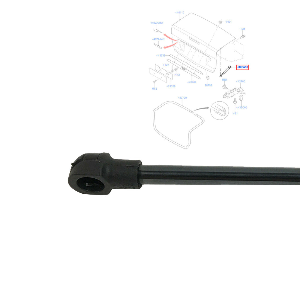 1X Boot Gas Strut Tailgate Spring Lifter Ford Focus 1124003 Xs41f406a10af