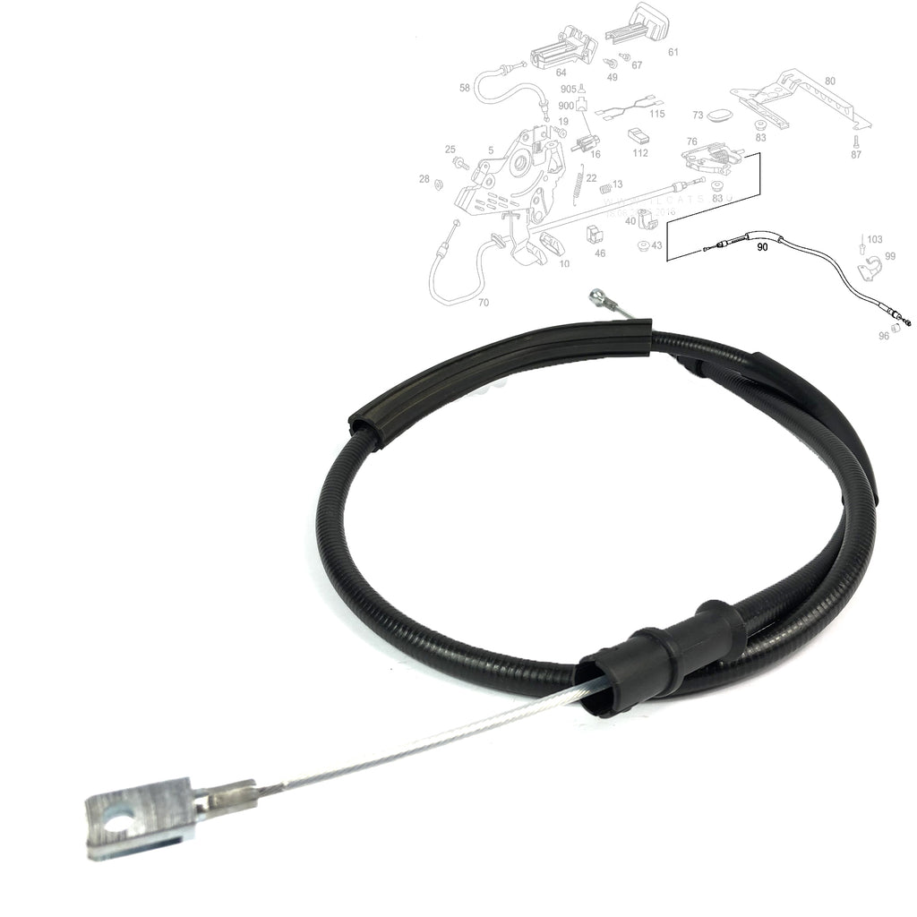Mercedes Benz Vito Rear Left Handbrake Parking Cable 6394270438 6394203585