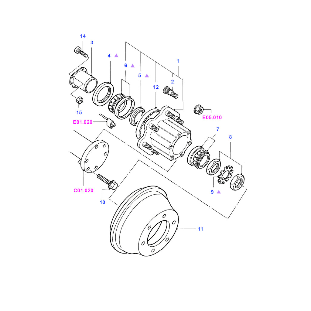 Ford Transit Mk4 Mk5 A Pair Of Rear Brake Drums 1991 to 2000 92VB1126BA 6198026