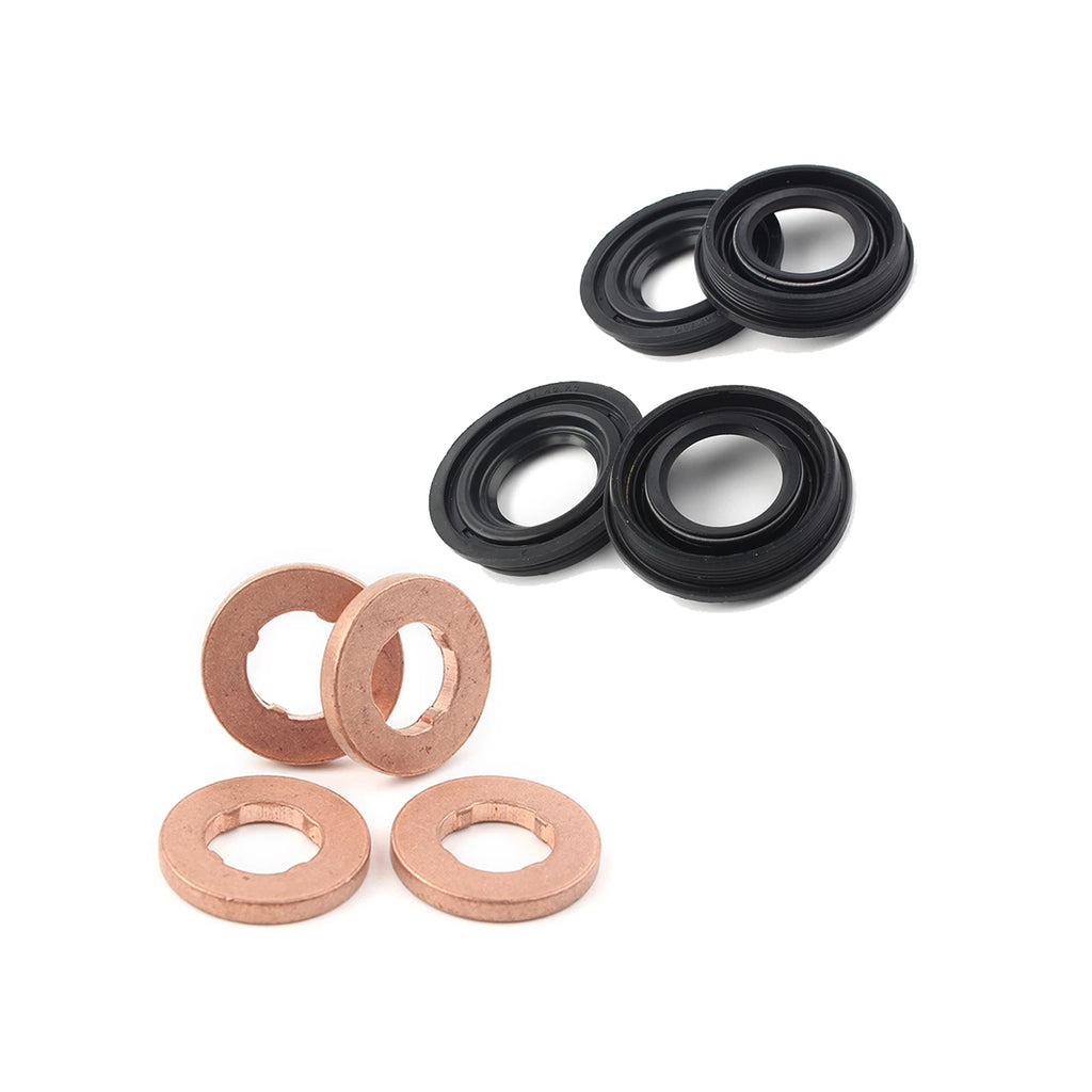 Ford Transit Mk7 Fuel Injector Seal Washer Set Of 8 2006 to 2012 6C1Q9M577AB 1C1Q9K546BA