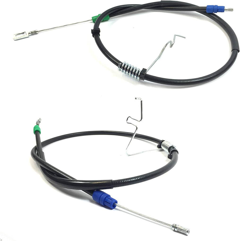 REAR TWIN WHEEL RH + LH PARKING/HAND BRAKE CABLES, 1734693, 1388276