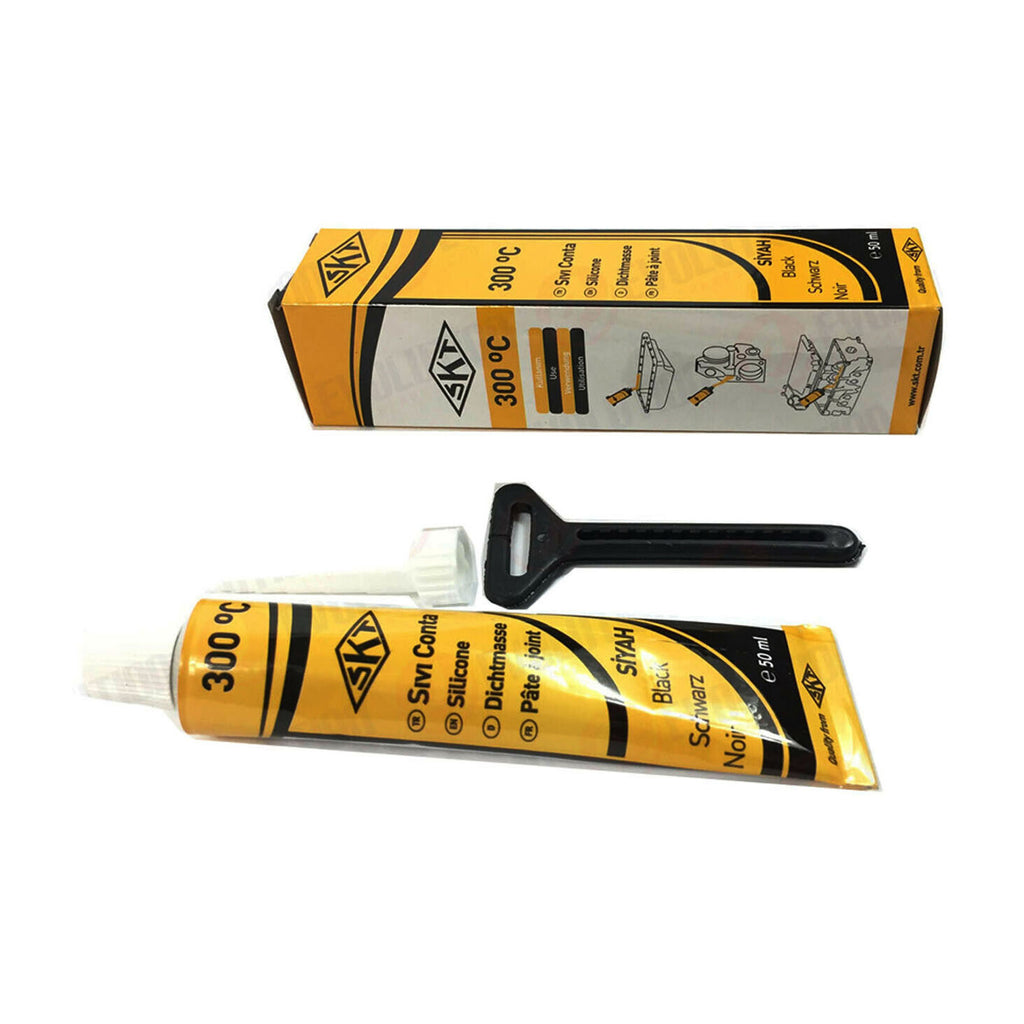 Skt Premium Black Silicone Gasket Sealant Maker Engine Covers 25x 300° C 50 gr